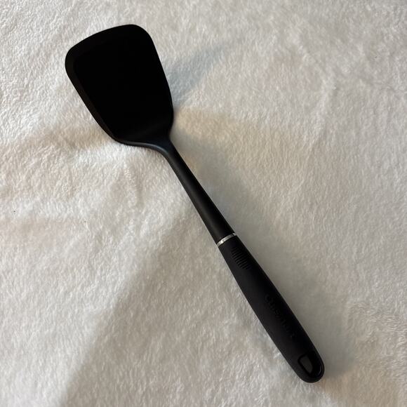 CUISINART SOLID TURNER Black SOFT GRIP 14" hanging utensil kitchen - Picture 1 of 5